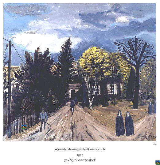 Wandelende nonnen bij Ravensbosch